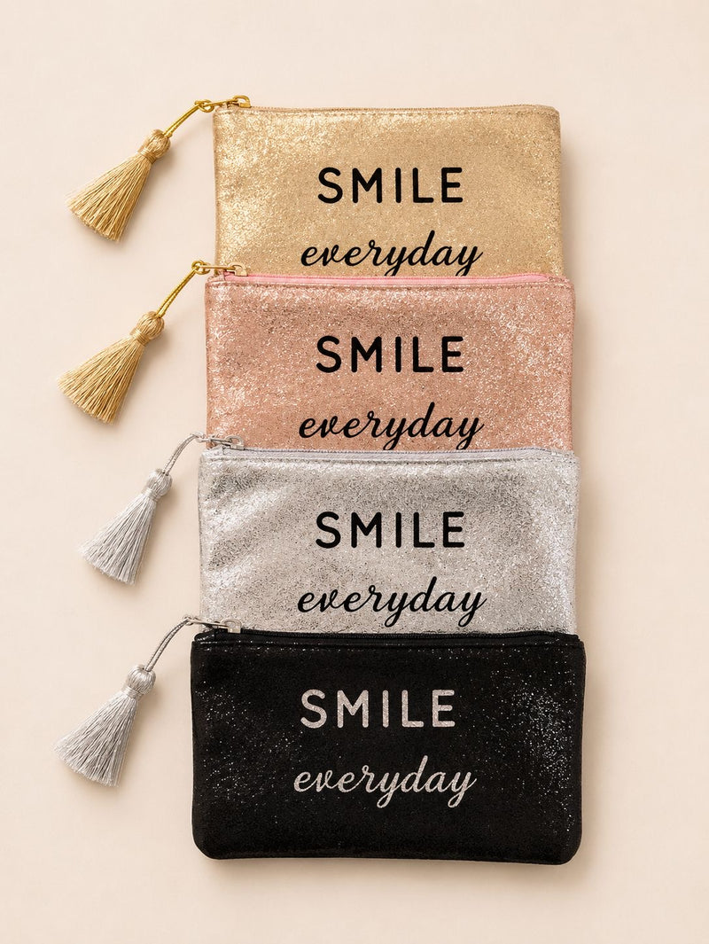 Pochette message 'Smile everyday'