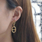 Boucles d'oreilles en acier inoxydable