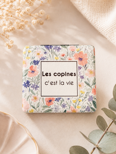 Miroir de Poche Carré - Les Copines C’est la Vie