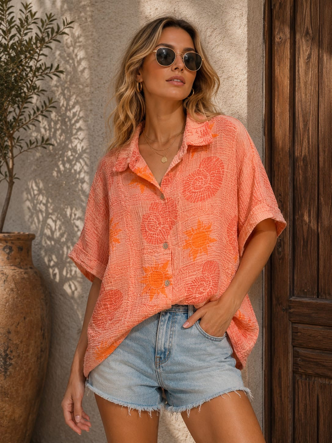 Chemise "Shell Shell"
