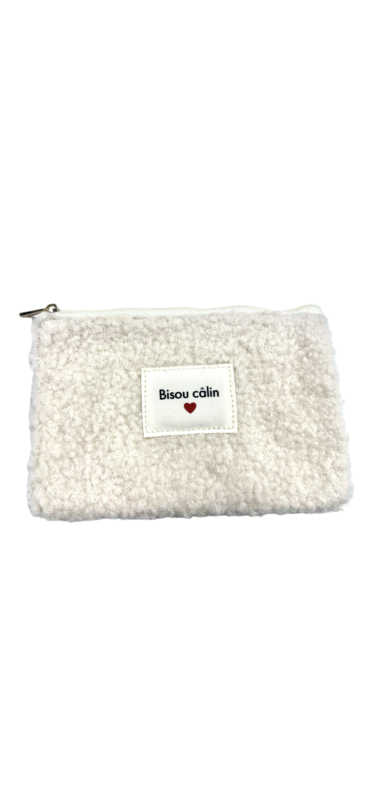 Pochette « Bisous câlin (moumoute) » - Blanc