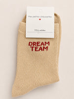 Chaussettes à paillettes « Dream team »