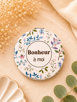 Miroir de Poche Rond - Bonheur à Moi