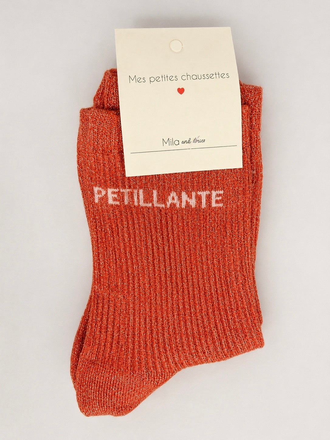 Chaussettes à paillettes « Pétillante » -