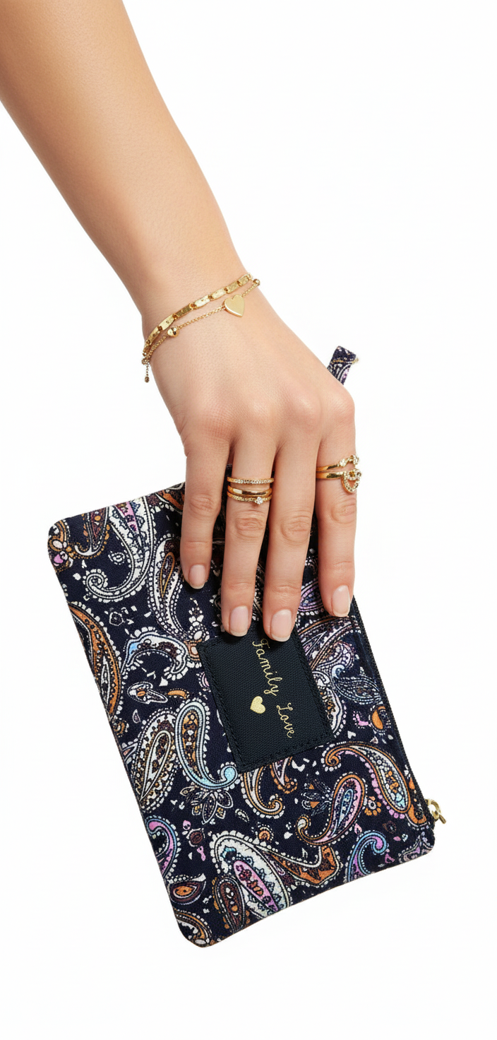 Pochette Message - Family love ❤️ (Noir)