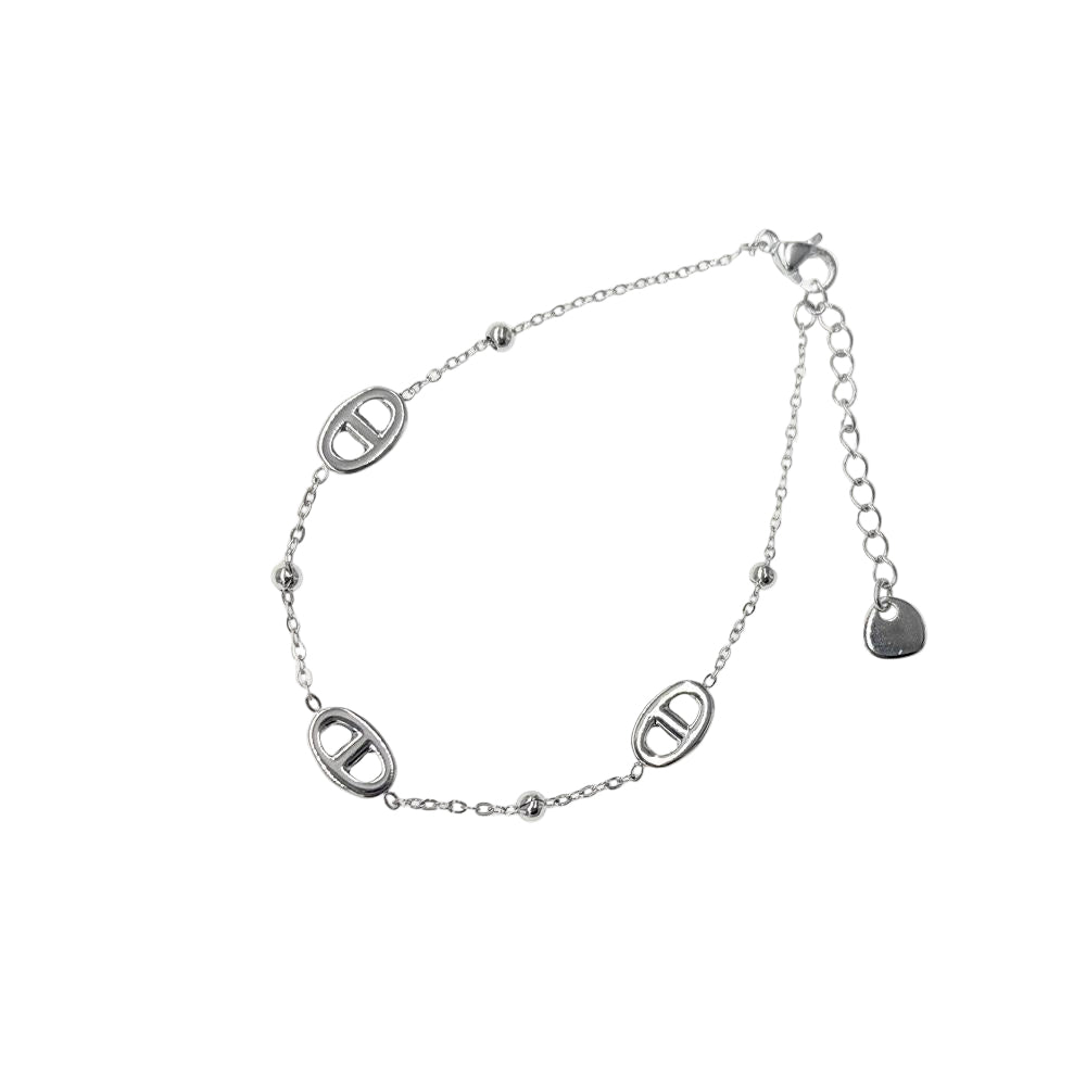 Gourmette « Maille marine » points