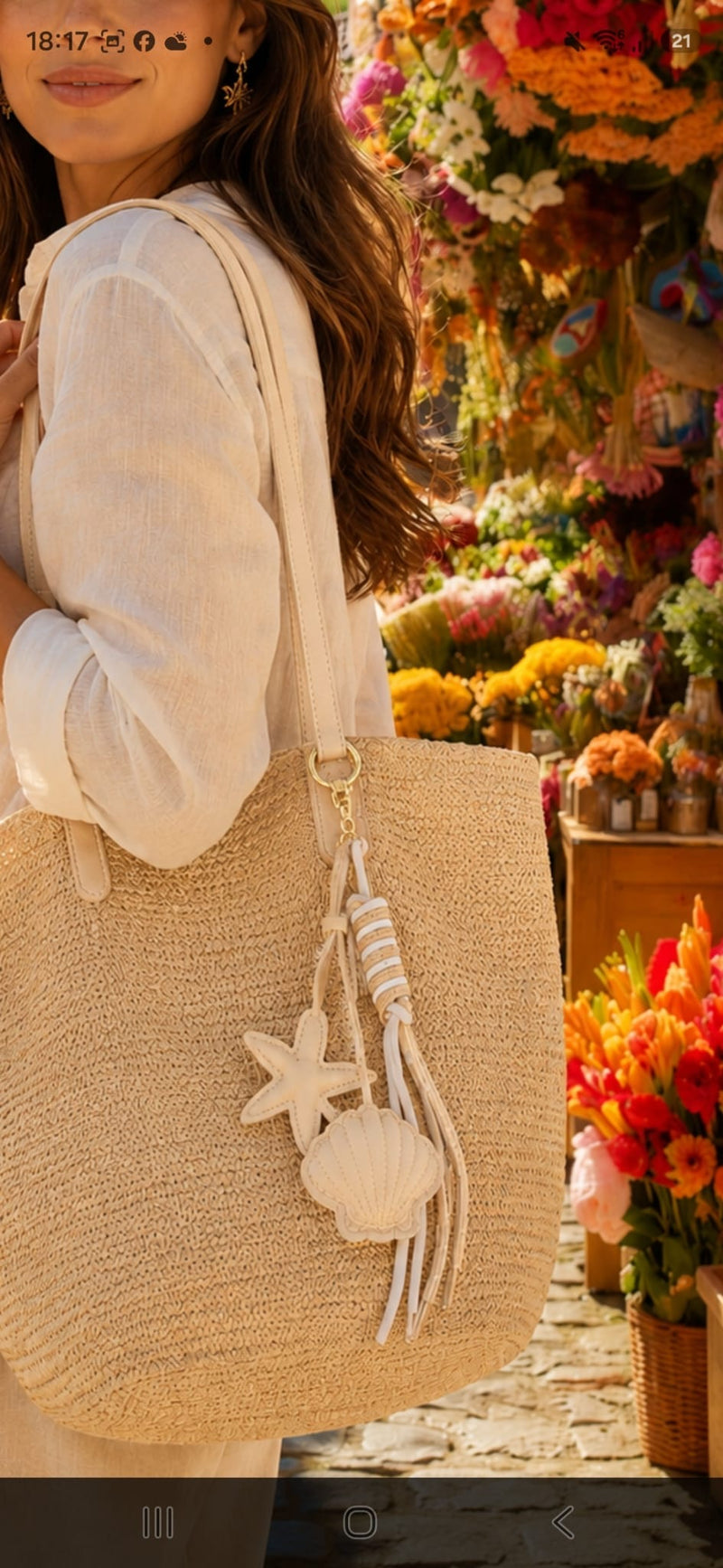 Porte Clé Playa Beige