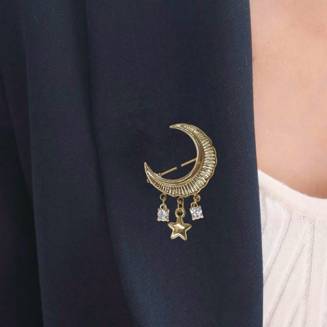 Broche « Luna »