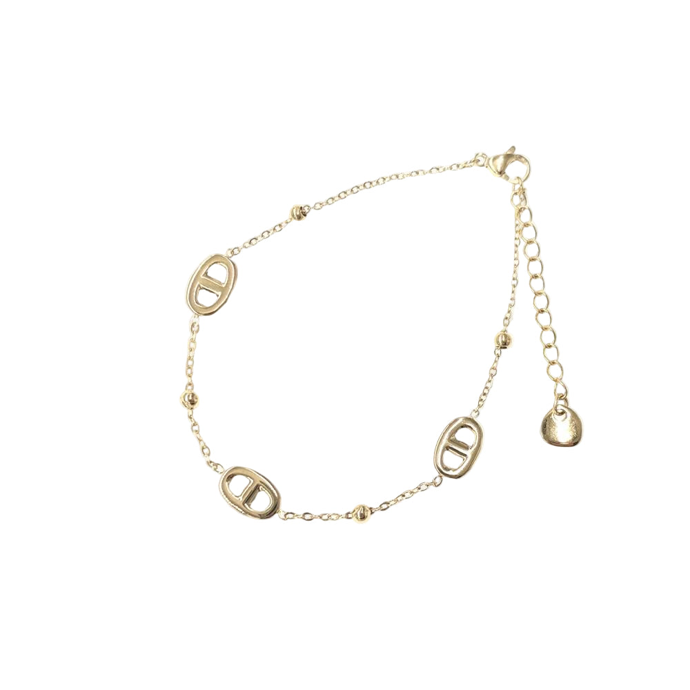 Gourmette « Maille marine » points