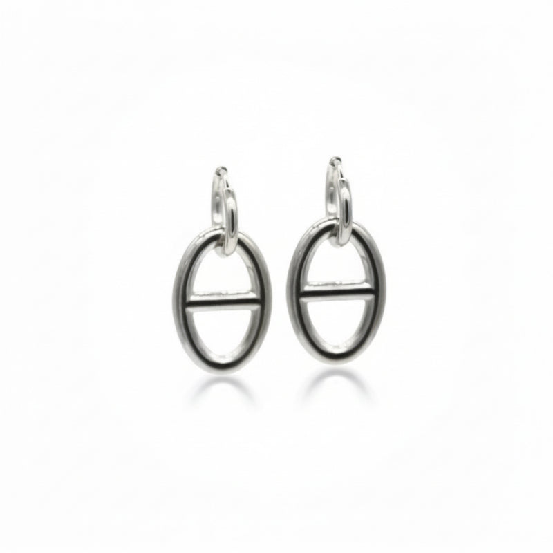 Boucles d'oreilles en acier inoxydable