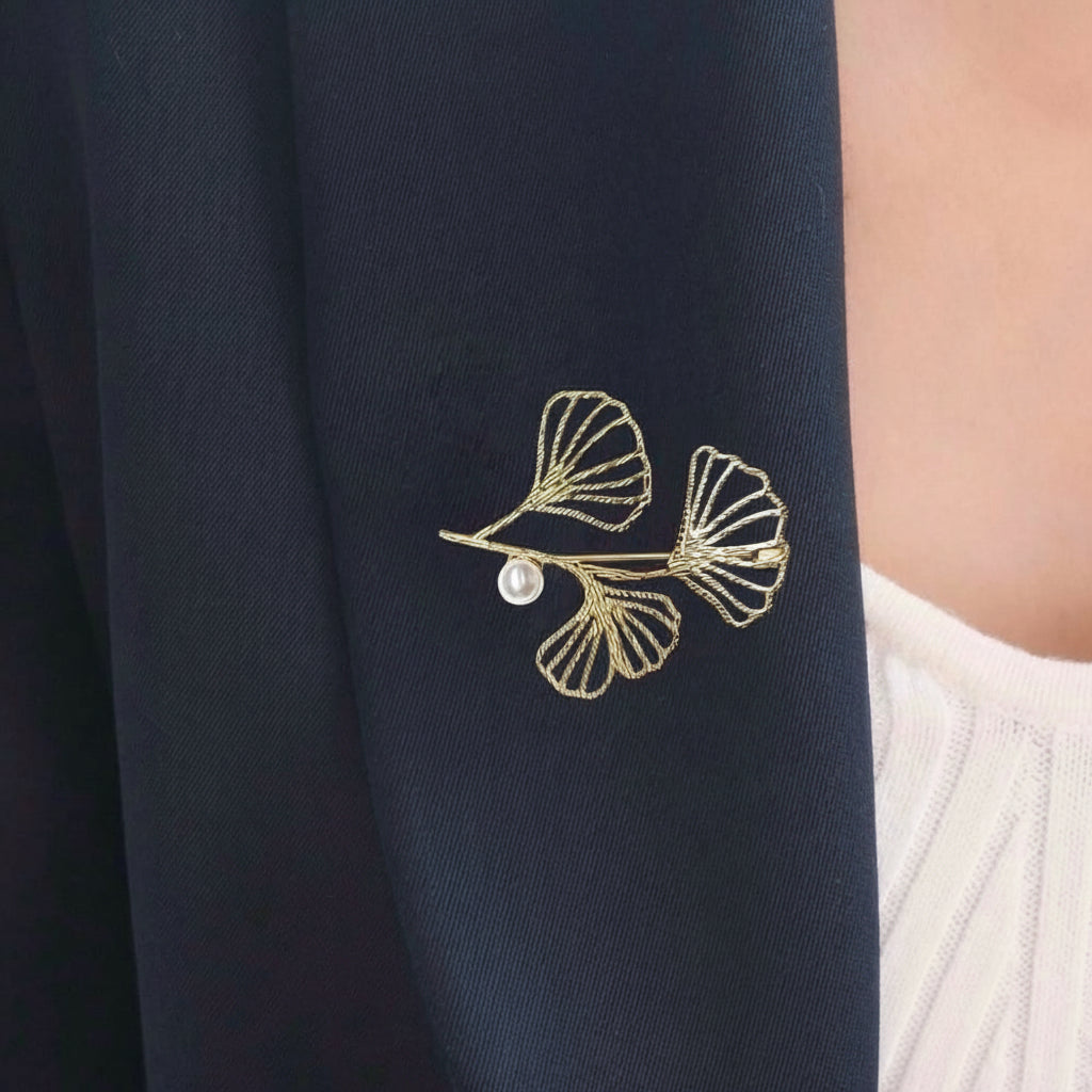 Broche « Feuilla »