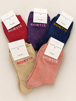 Chaussettes à paillettes « Bichette »