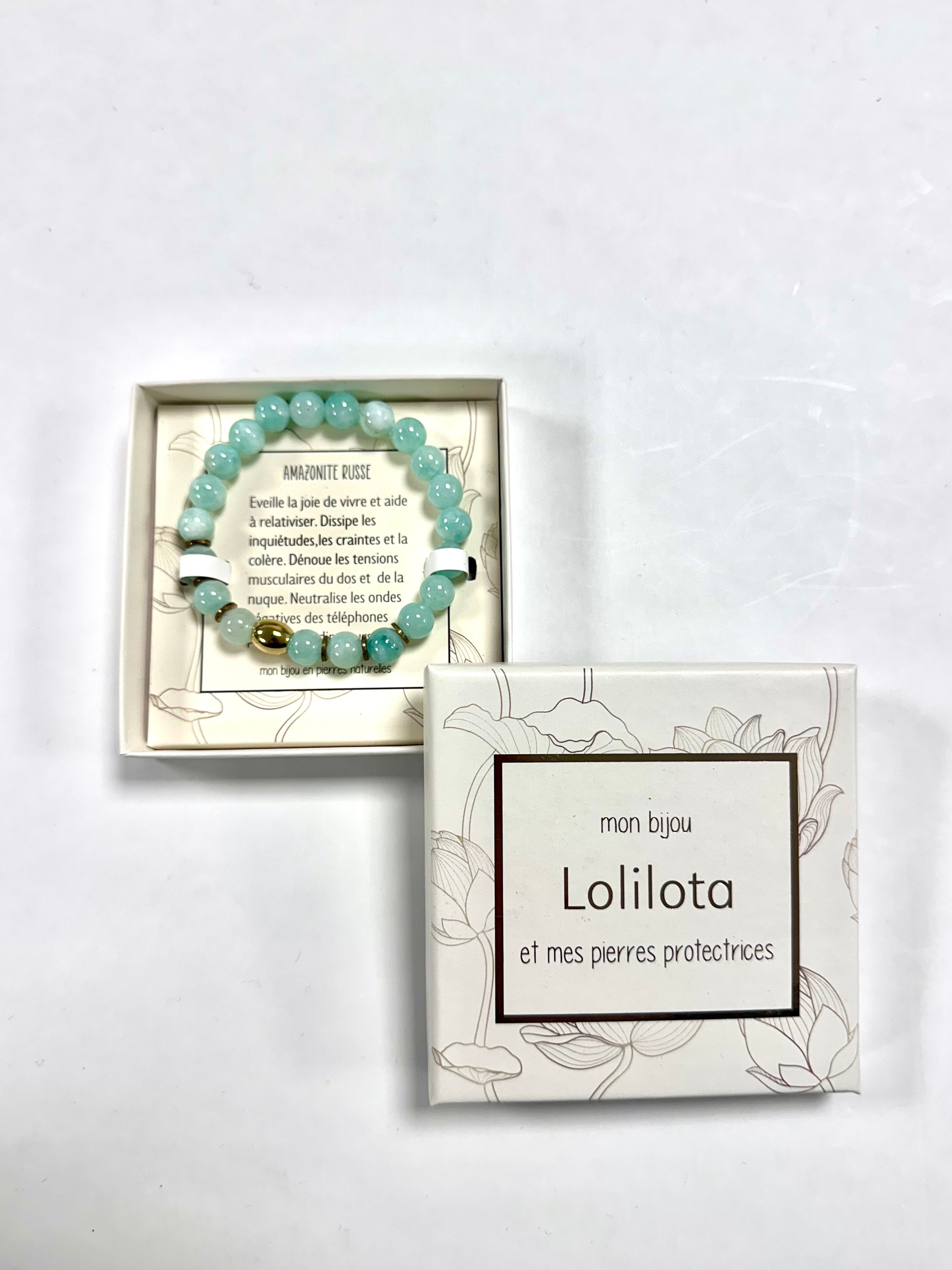 Bracelet en Pierre Naturelle - Amazonite Russe