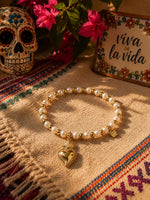Bracelet Perle et Ex Voto
