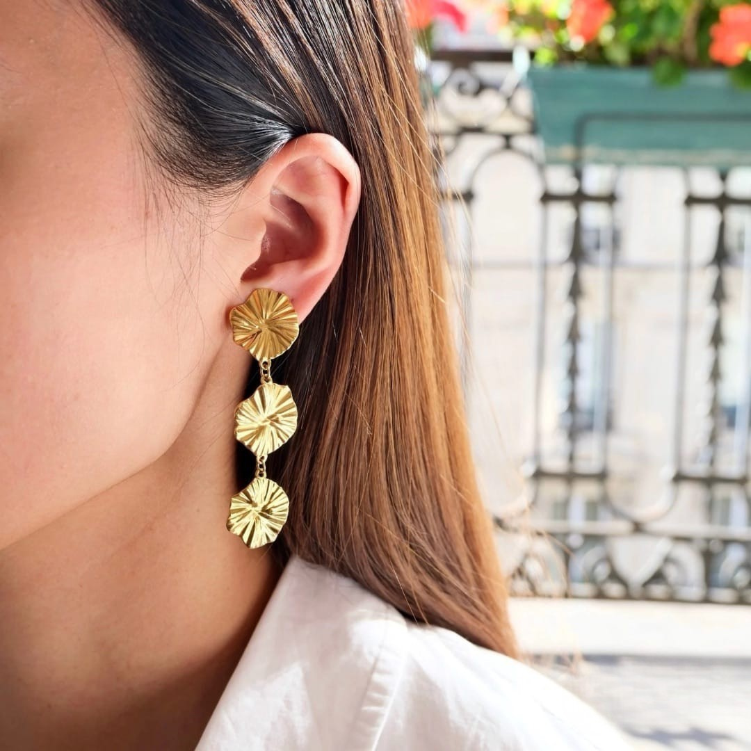 Boucles d’oreilles Triples