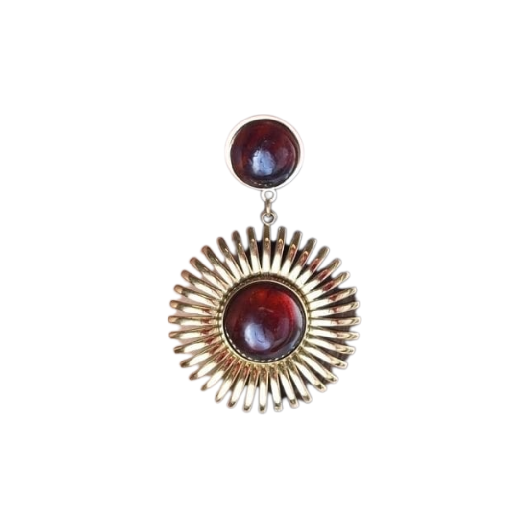 Boucles d’oreilles « Red Sun »