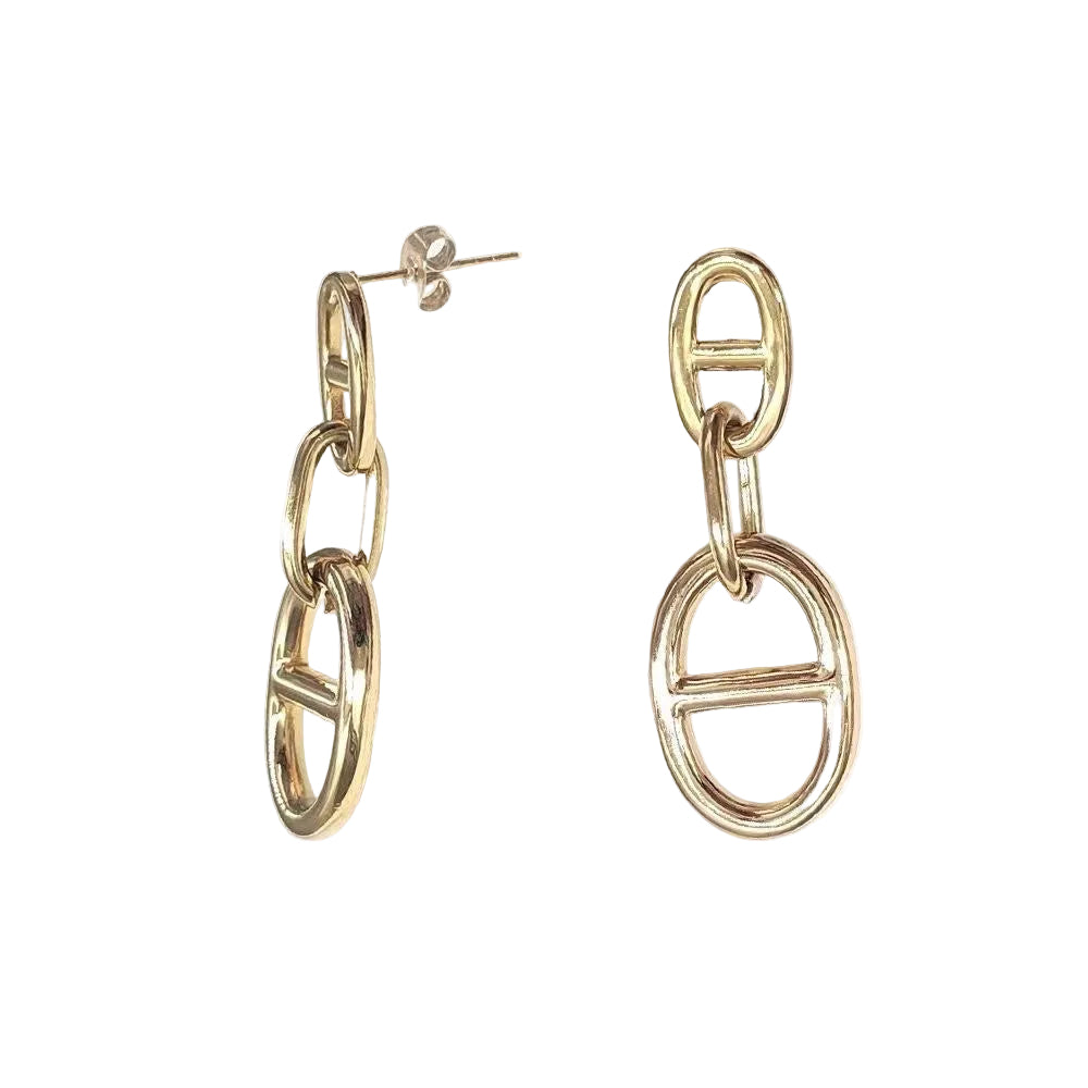 Boucles maille marine pendante