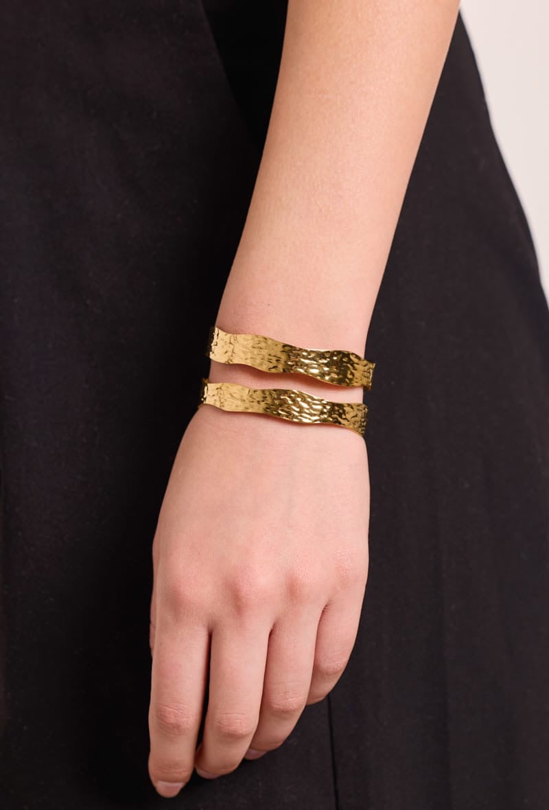 Manchette double ouverte