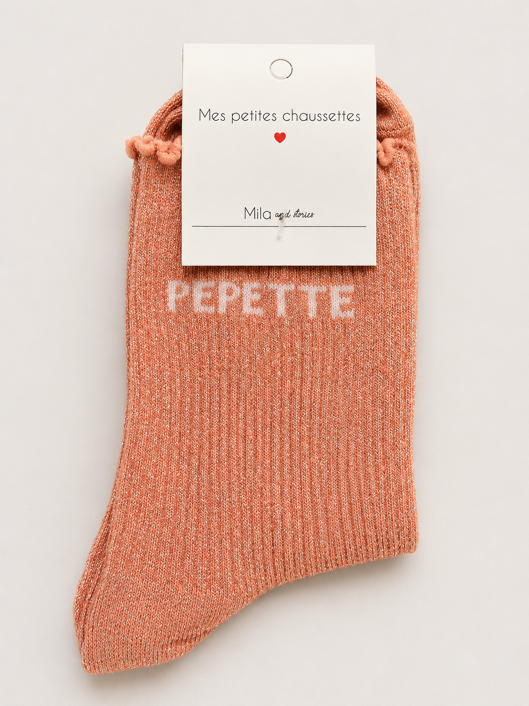 Chaussettes à paillettes « Pepette »