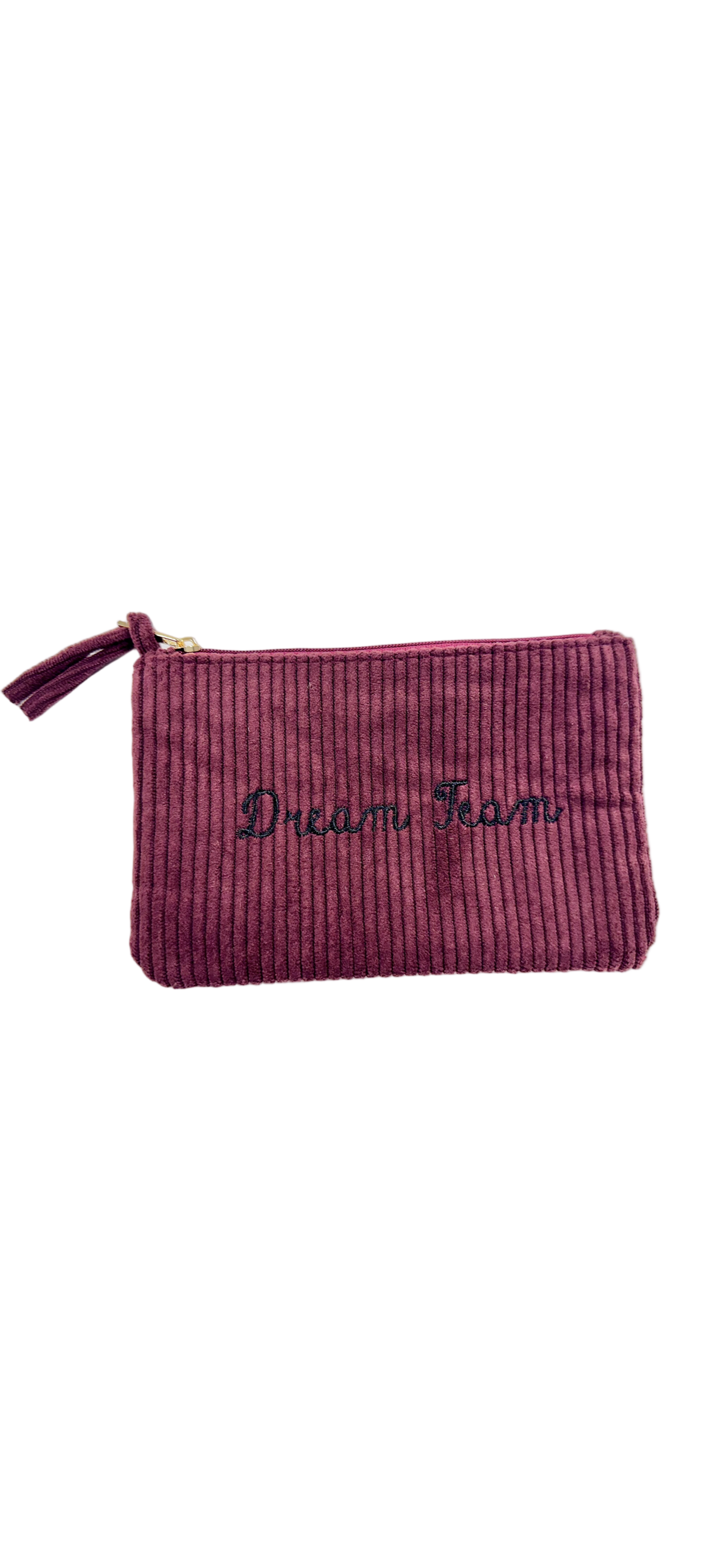 Pochette « Dream team (velours) » - Bordeaux