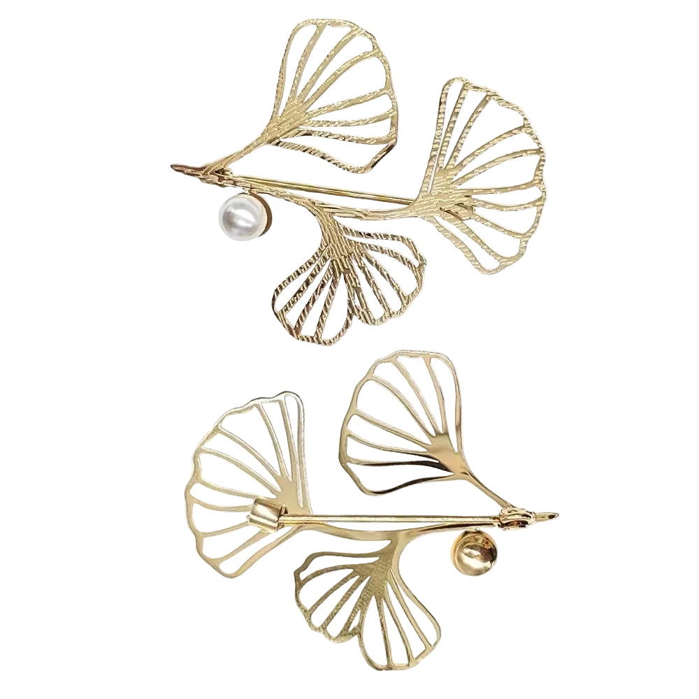 Broche « Feuilla »