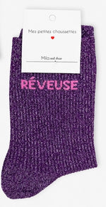 Chaussettes à paillettes « Rêveuse »