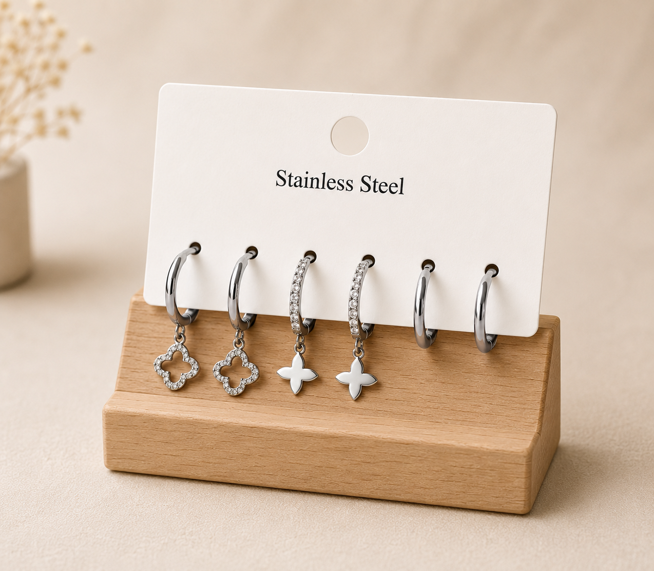 Compo de boucles d’oreilles simples