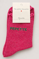 Chaussettes à paillettes « Pepette »