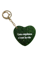 Porte-clé cœur — Les copines c’est la vie