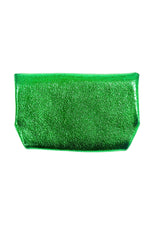 Porte-monnaie en cuir triple pochette - Vert clair