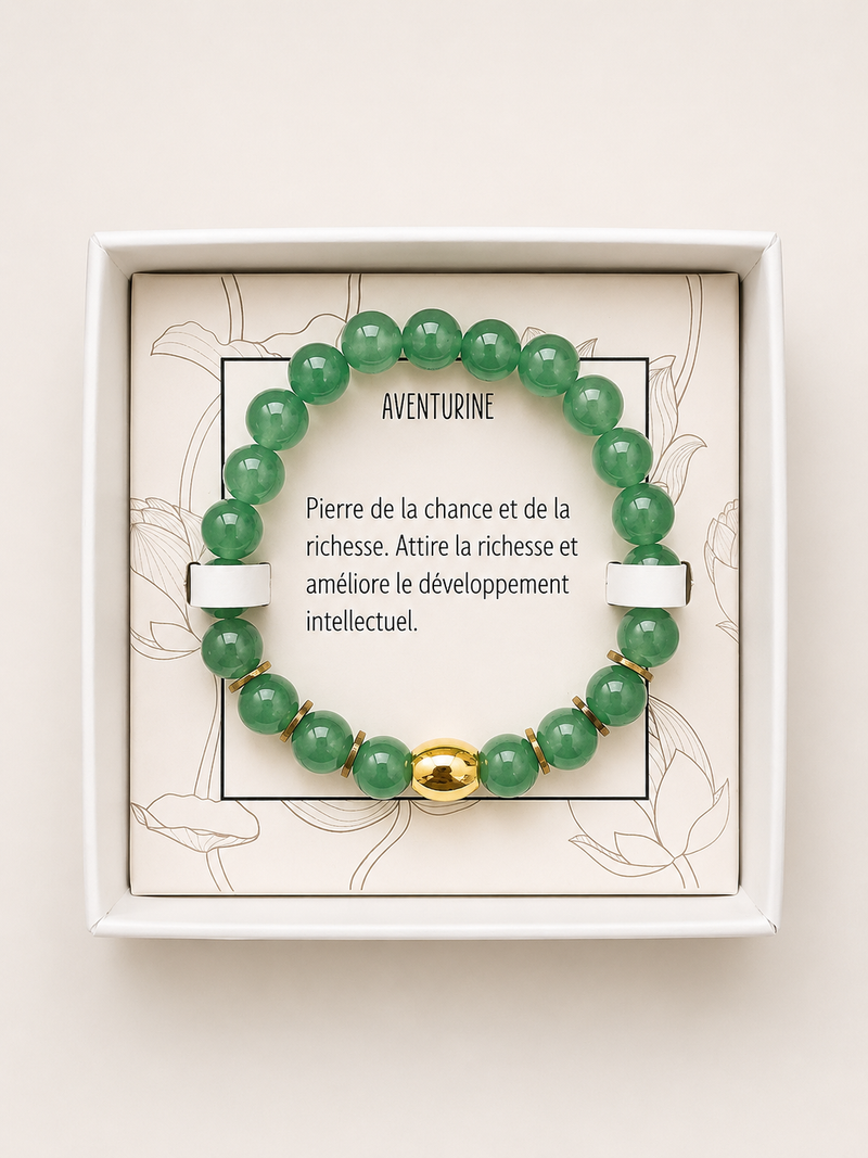 Bracelet en Pierre Naturelle - Aventurine
