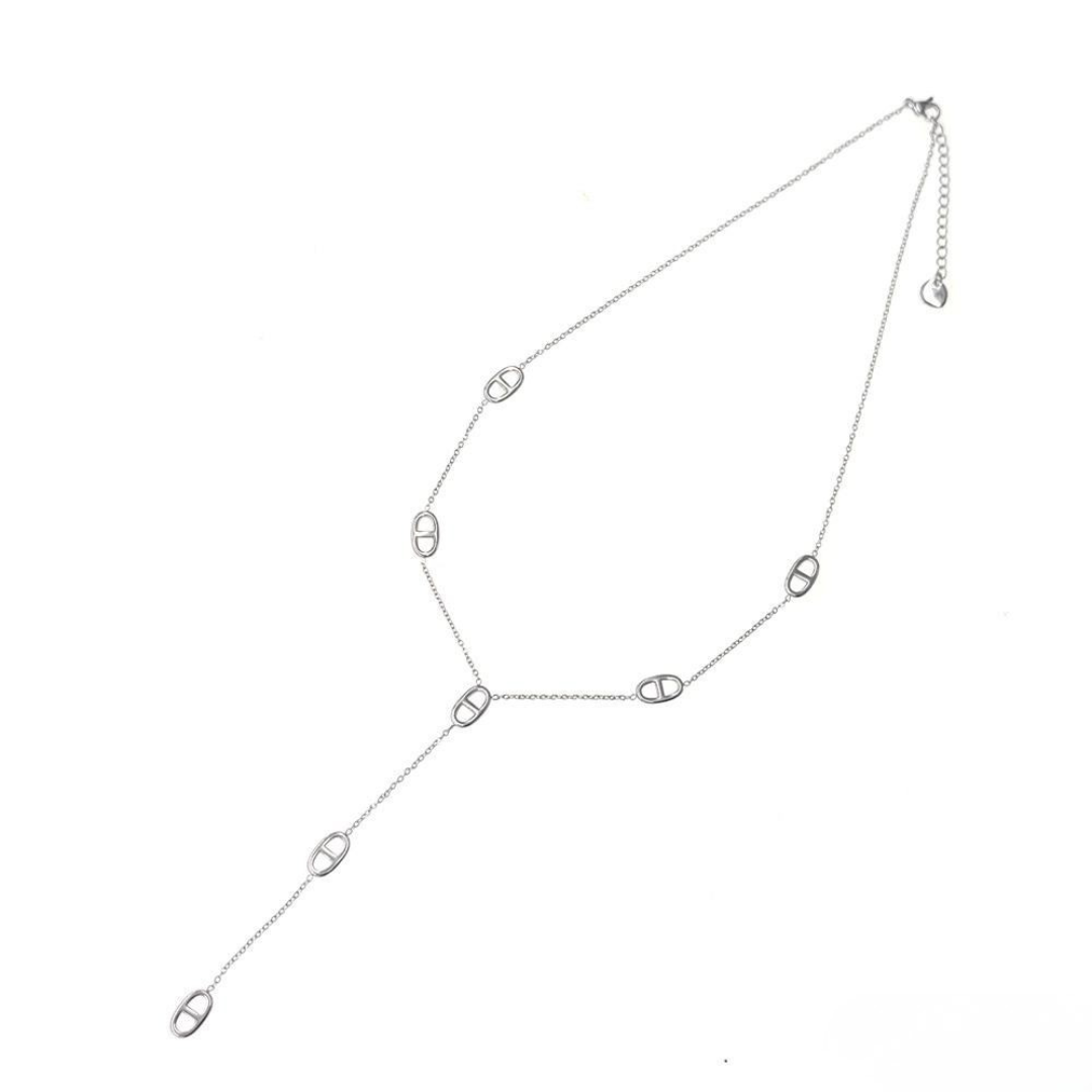 Sautoir Maille Marine Simple en Acier Inoxydable