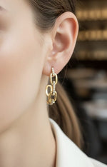 Boucles d'oreilles en acier inoxydable
