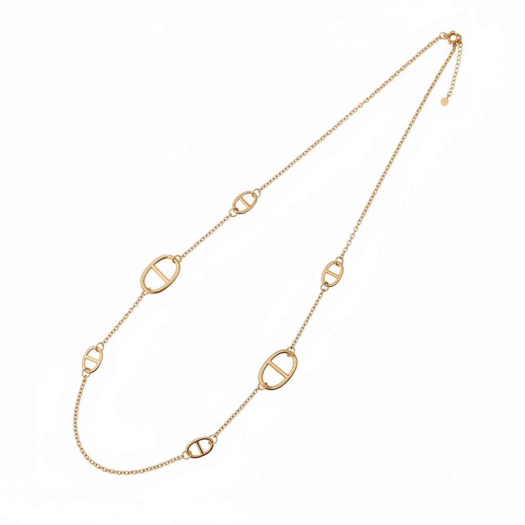 Sautoir maille marine (grosse maille)