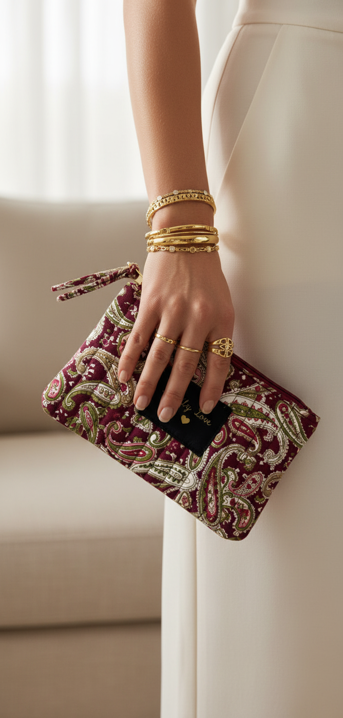 Pochette Message - Family love ❤️ (Rouge)