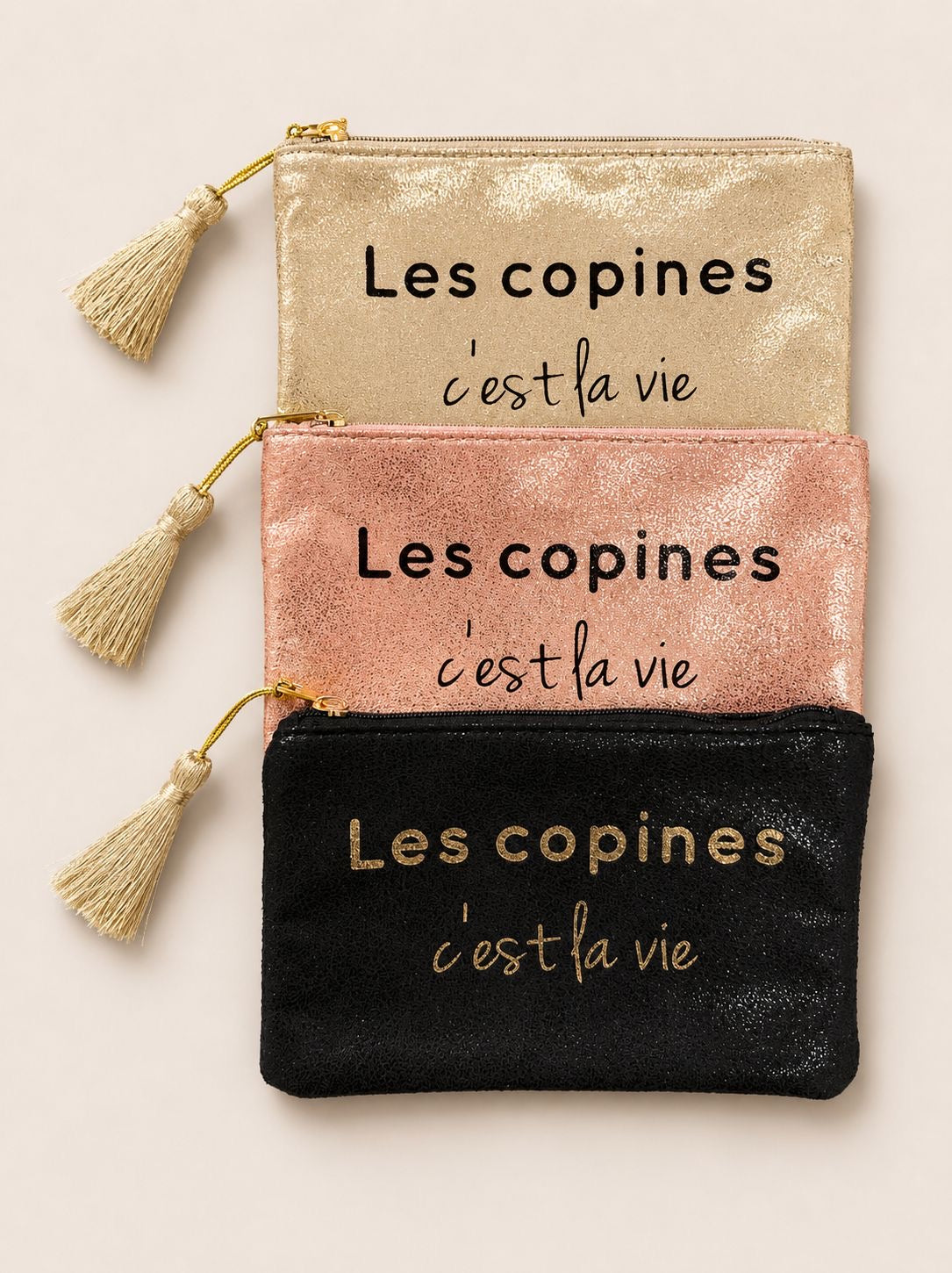 Pochette message 'Les copines c’est la vie'