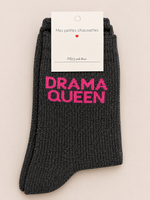 Chaussettes à paillettes « Drama queen »