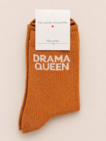 Chaussettes à paillettes « Drama queen »