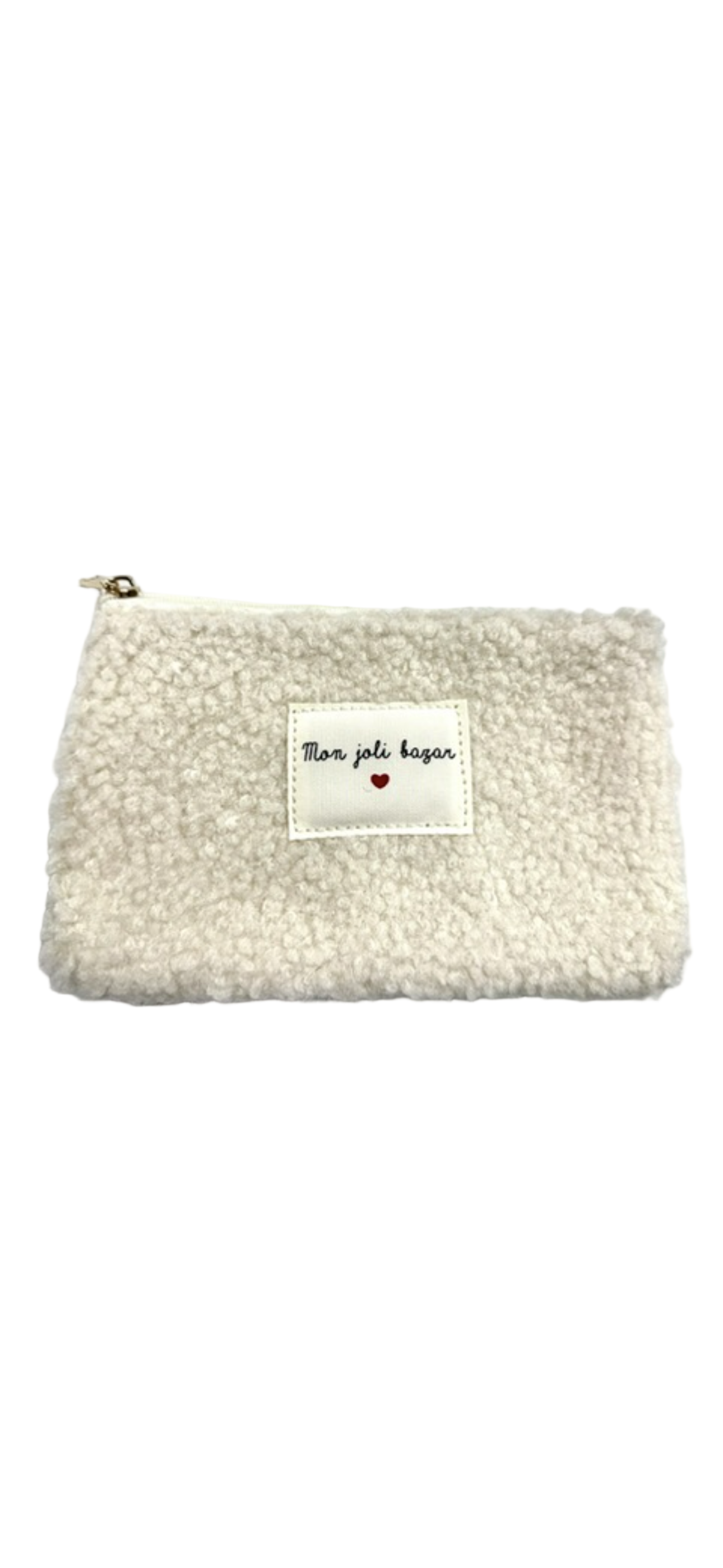 Pochette « Mon joli bazar (moumoute) » - Blanc