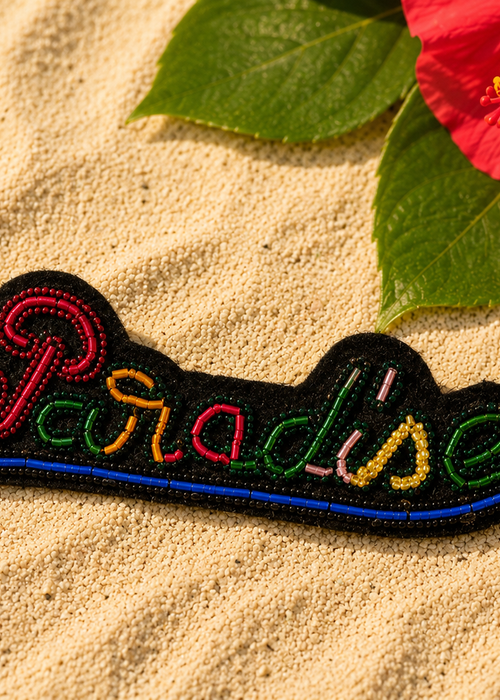 Broche en tissu Paradise