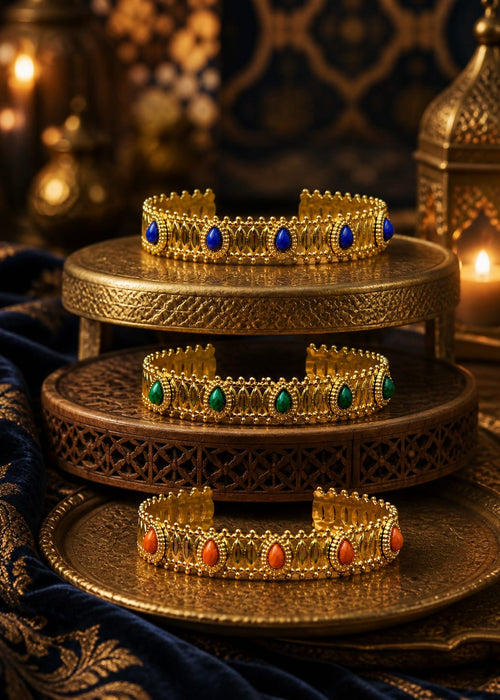 Bracelet Manchette Multiple Pierre