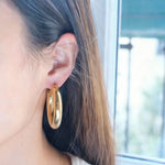 Boucles d'oreilles en acier inoxydable