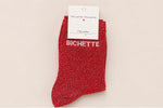Chaussettes à paillettes « Bichette »
