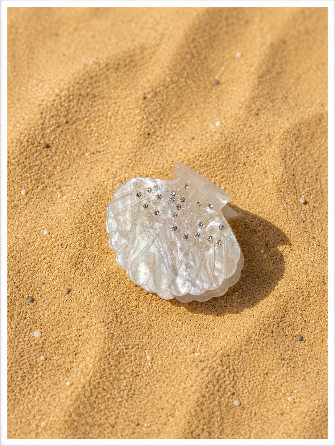 Pince à cheveux Coquillage Scintillante