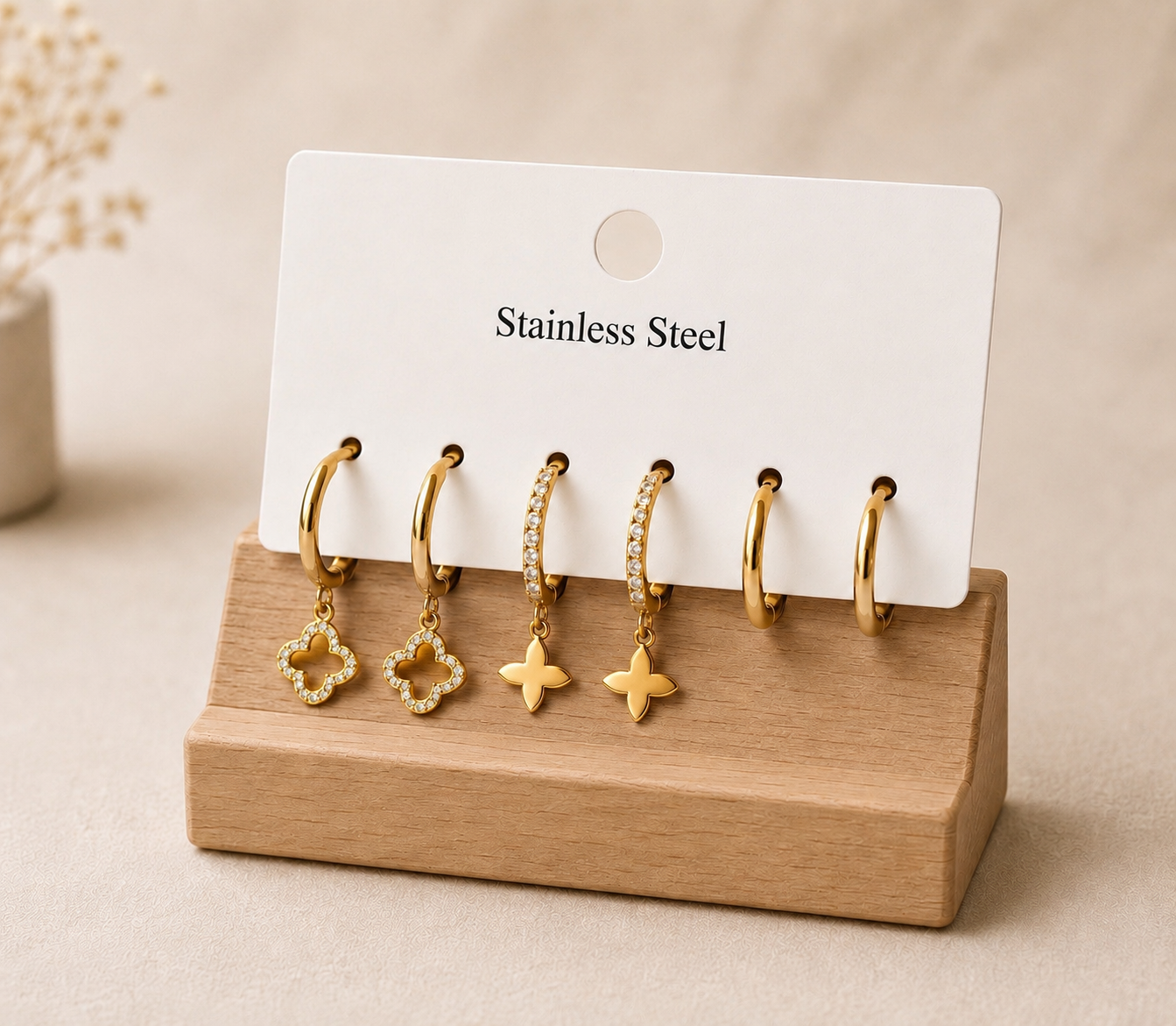 Compo de boucles d’oreilles simples