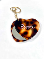 Porte-clé cœur — Bisous