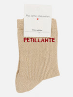Chaussettes à paillettes « Pétillante » -