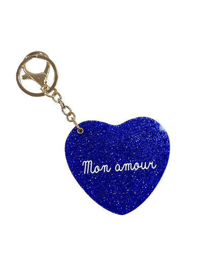 Porte-clé cœur — Mon amour