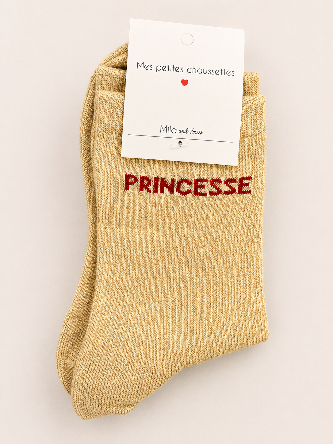 Chaussettes à paillettes « Princesse » - Violet