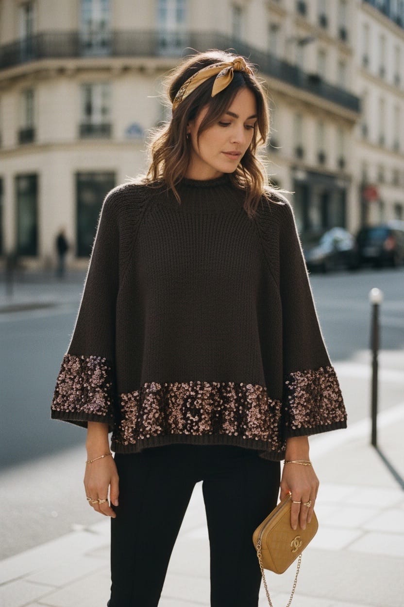 Pull à sequins